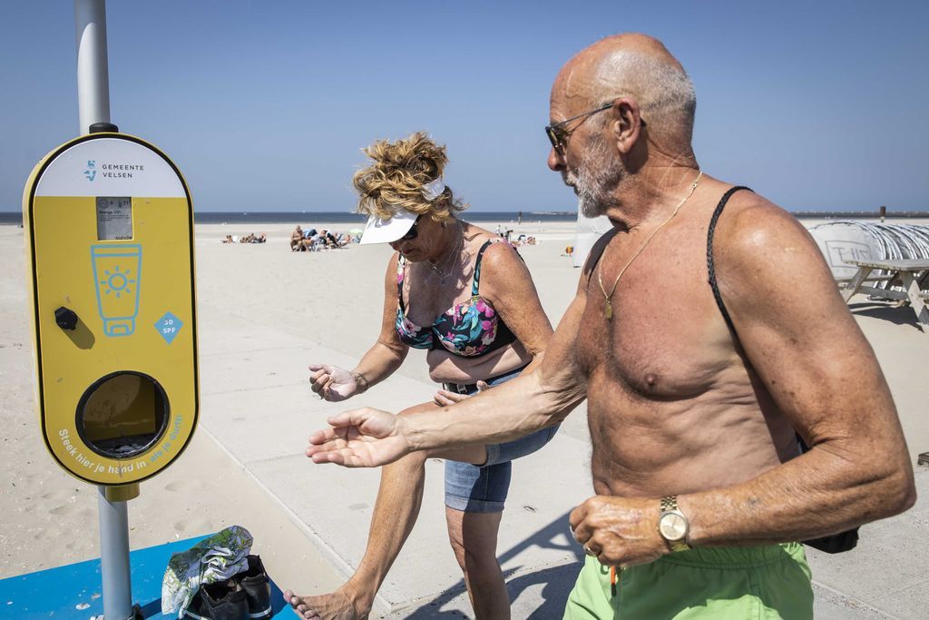 Zonnebrandcrème is gratis in Nederland