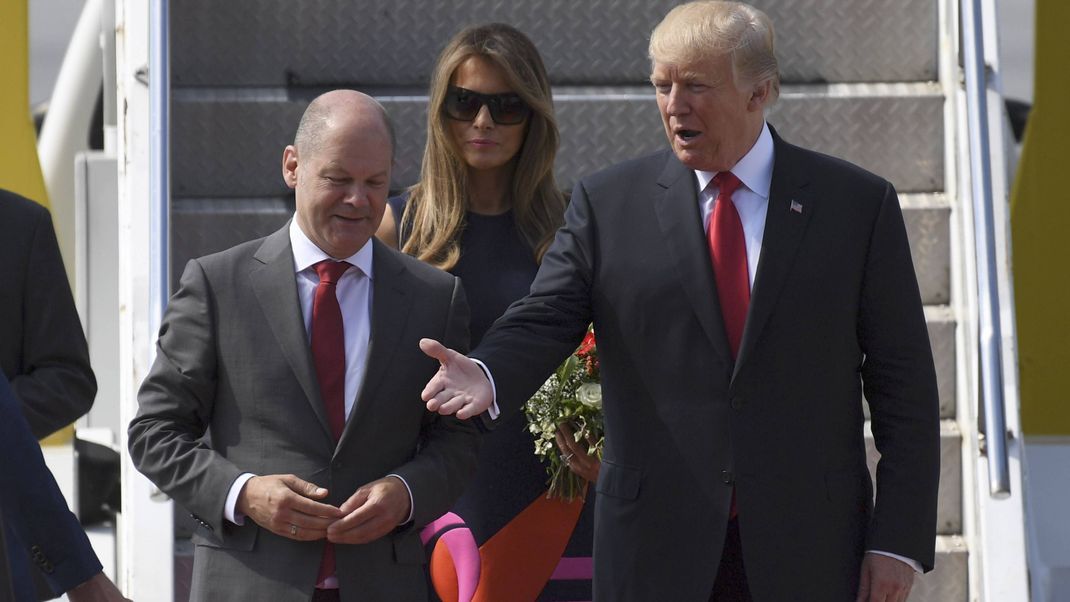 Scholz und Trump