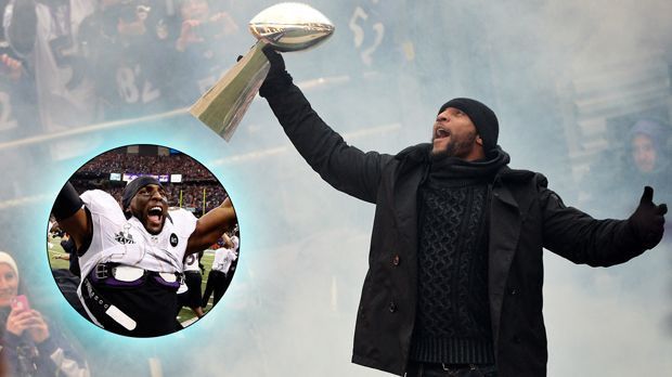 
                <strong>Ray-Lewis</strong><br>
                Ray Lewis (M&T Bank Stadium, Baltimore): Von 1996 bis 2012 lief Ray Lewis als Middle Linebacker für die Baltimore Ravens auf und gilt heute als einer der besten Spieler, die je auf der Position gespielt haben. In seiner Karriere konnte er zwei Mal den Super Bowl gewinnen und wurde in seinem letzten Spiel (Super Bowl XLVII) zum MVP ernannt. Über die Zeit seiner Karriere wurde er als Identifikationsfigur der Ravens und Leader des Teams angesehen.
              