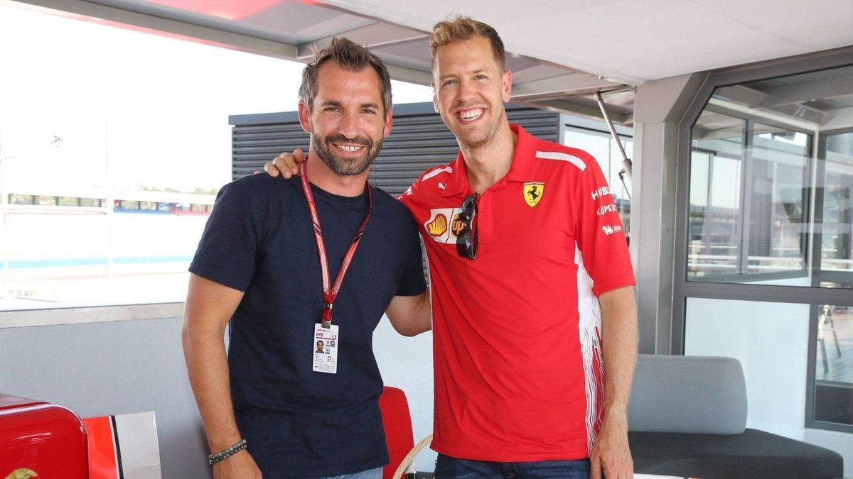 Timo Glock und Sebastian Vettel