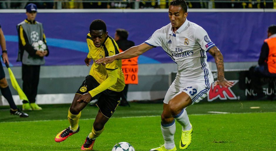 
                <strong>Danilo (Real Madrid)</strong><br>
                Danilo: Auf der eher ungewohnten Position des Linksverteidigers bekam es Danilo mit dem quirligen Dembele zu tun. Konnte den dribbelstarken Franzosen immer mal wieder stellen. Gelang ihm das nicht, wurde es gefährlich. Vorstöße nach vorne blieben somit fast aus, da er defensiv voll ausgelastet war. ran-Note: 3
              