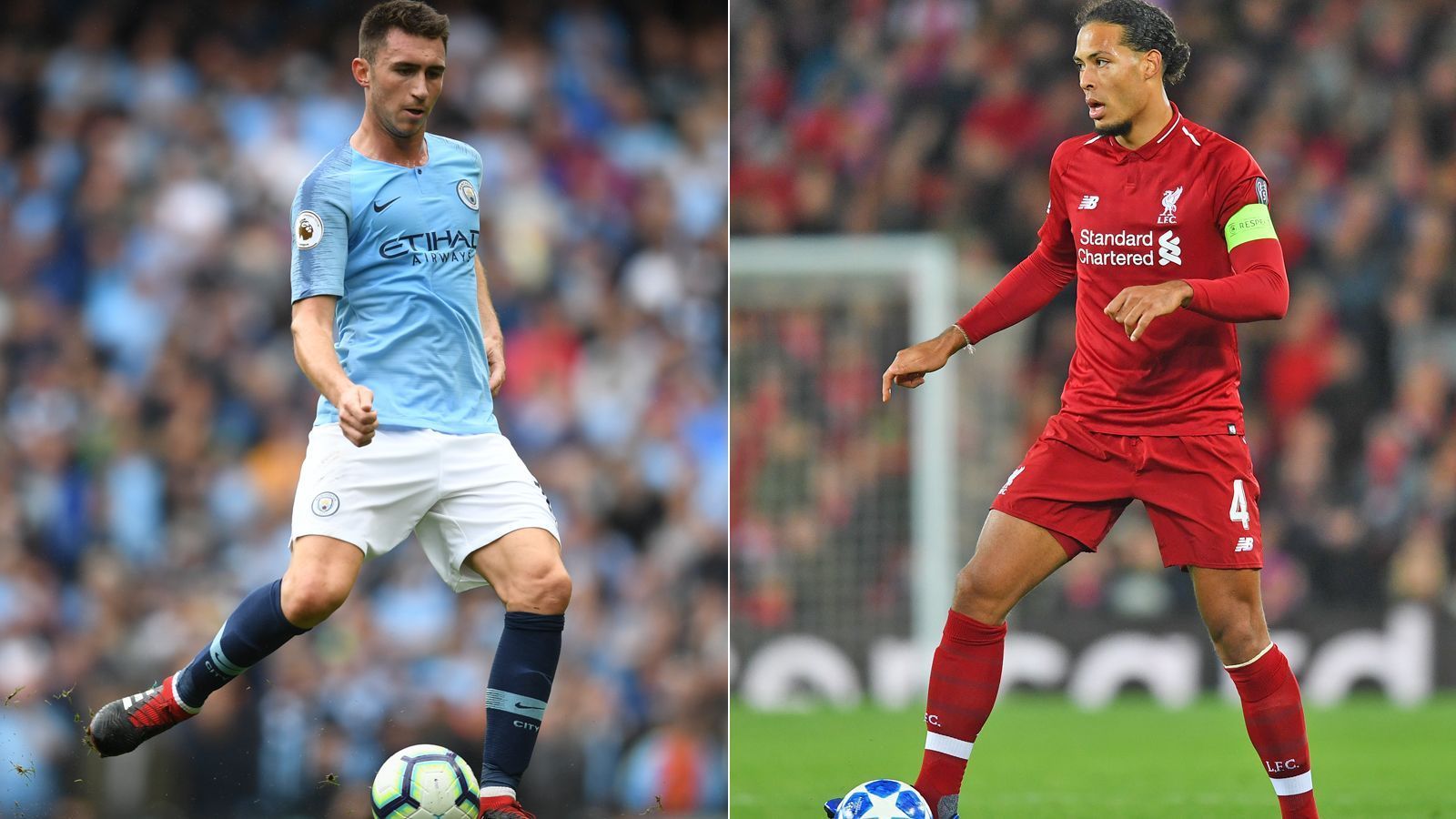 
                <strong>Innenverteidiger: Aymeric Laporte vs. Virgil van Dijk</strong><br>
                Beide sind mit jeweils 20 Saisonspielen ein Brett in ihrer jeweiligen Abwehrreihe. Immer da, immer zuverlässig. Doch Virgil van Dijk ist der gefährlichere Gegenspieler im Vergleich zu Aymeric Laporte. Er geht häufiger in den Zweikampf und gewinnt diese auch häufiger (79% zu 59%), er verschuldete weniger Gegentore und verhalf seinem Torhüter häufiger zur Weißen Weste. Laporte punktet dafür im genaueren Passspiel. Punkt für Virgil van Dijk - 1:4 
              