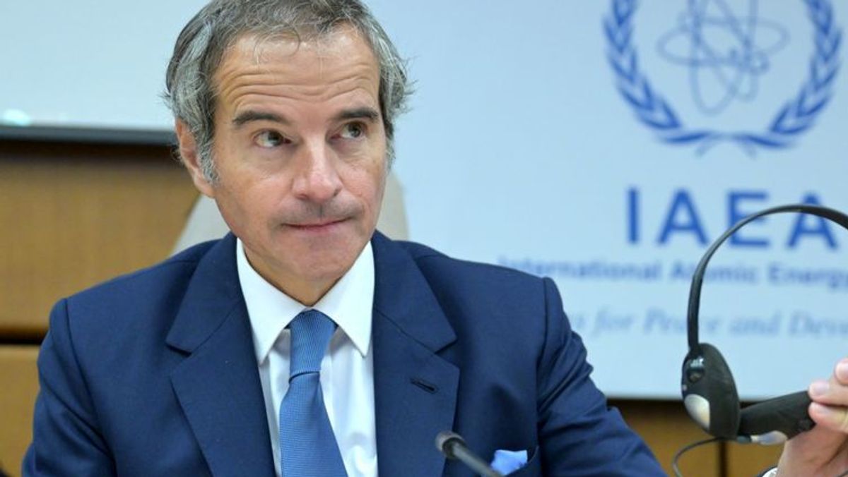 Rafael Mariano Grossi, Generaldirektor, Internationale Atomenergie-Organisation (IAEA), kann sich auf Rückendeckung der E3-Staaten verlassen. 