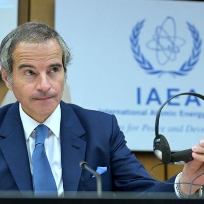 Rafael Mariano Grossi, Generaldirektor, Internationale Atomenergie-Organisation (IAEA), kann sich auf Rückendeckung der E3-Staaten verlassen. 