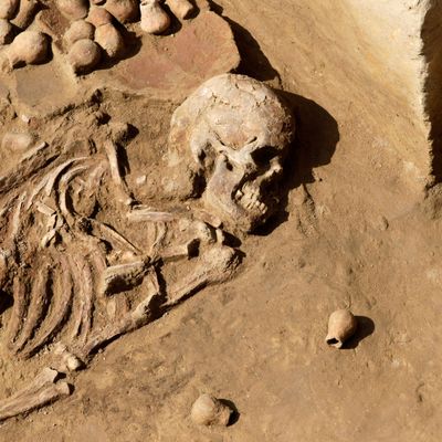 In Niederbayern ist das Skelett eines 6.000 Jahre alten Steinzeitmenschen entdeckt worden. Es ist damit viel älter als "Ötzi" und auch viel älter als die in Peru gefundenen Überreste auf dem Bild. 