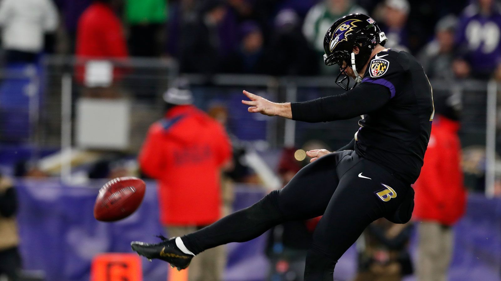 
                <strong>Baltimore Ravens: Sam Koch</strong><br>
                Position: PunterIm Team seit: 15 Saisons
              