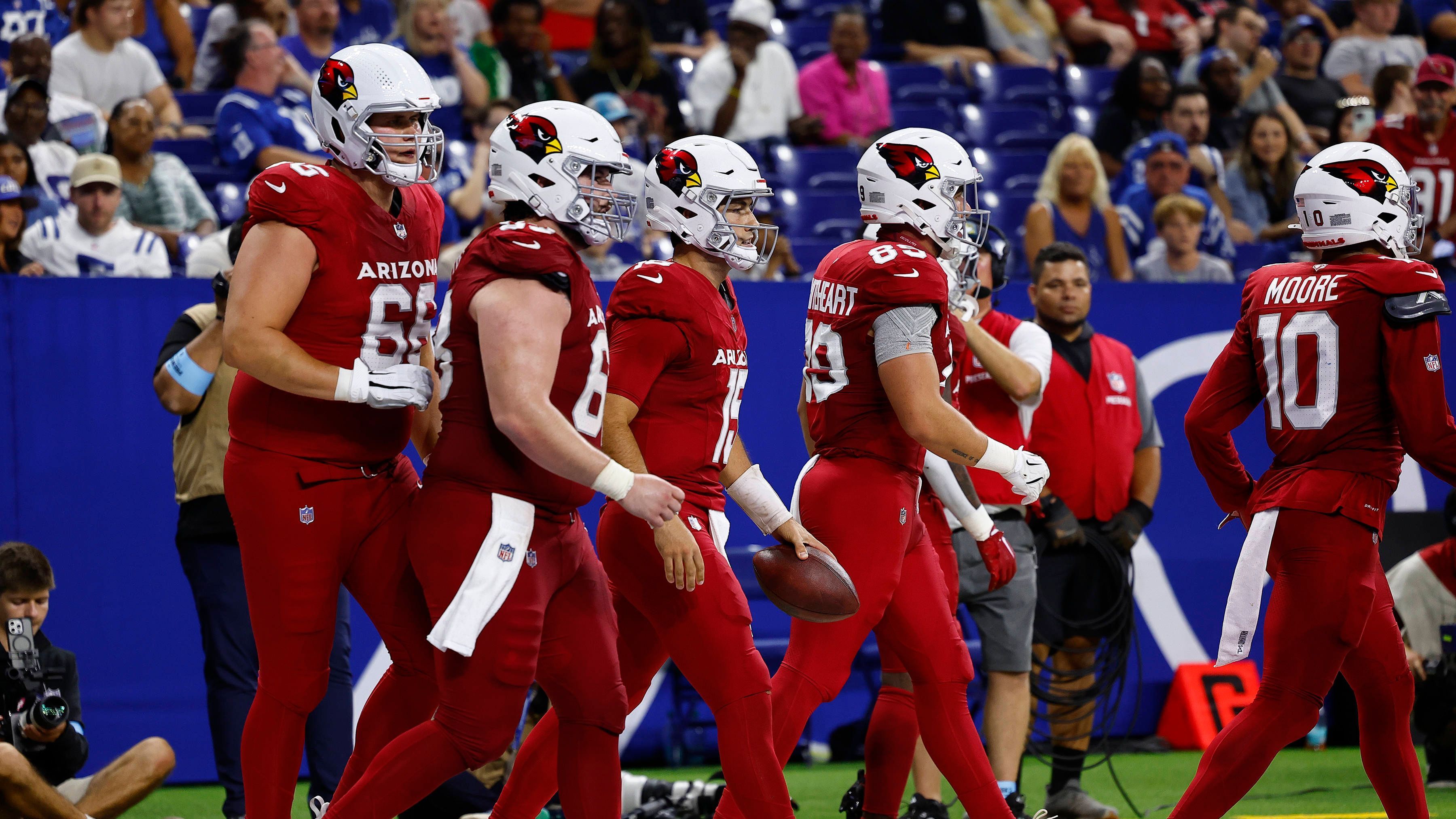 <strong>Arizona Cardinals - 32.728 Kilometer</strong><br>Kürzeste Reise: 1.128 Kilometer (Los Angeles Rams)<br>Weiteste Reise: 5.729 Kilometer (Tampa Bay Buccaneers)