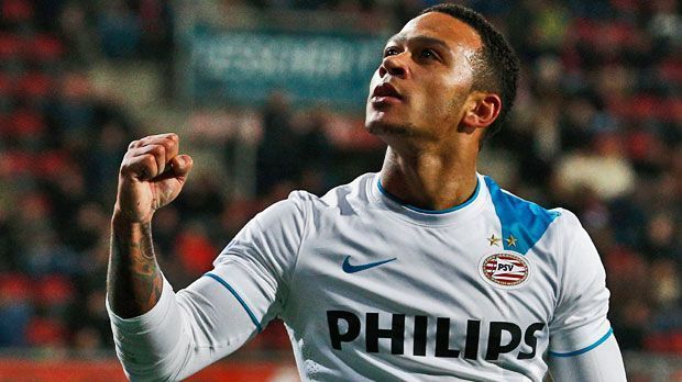 
                <strong>Platz 3: Memphis Depay</strong><br>
                Platz 3: Memphis Depay mit einem Wert von 33,7 Millionen Euro. Der 21-jährige Niederländer gilt als großes Talent, weshalb ihn Manchester United in dieser Wechselperiode von PSV Eindhoven in die englische Premier League holte. In 40 Spielen kam Depay 2014/2015 auf 28 Tore.
              