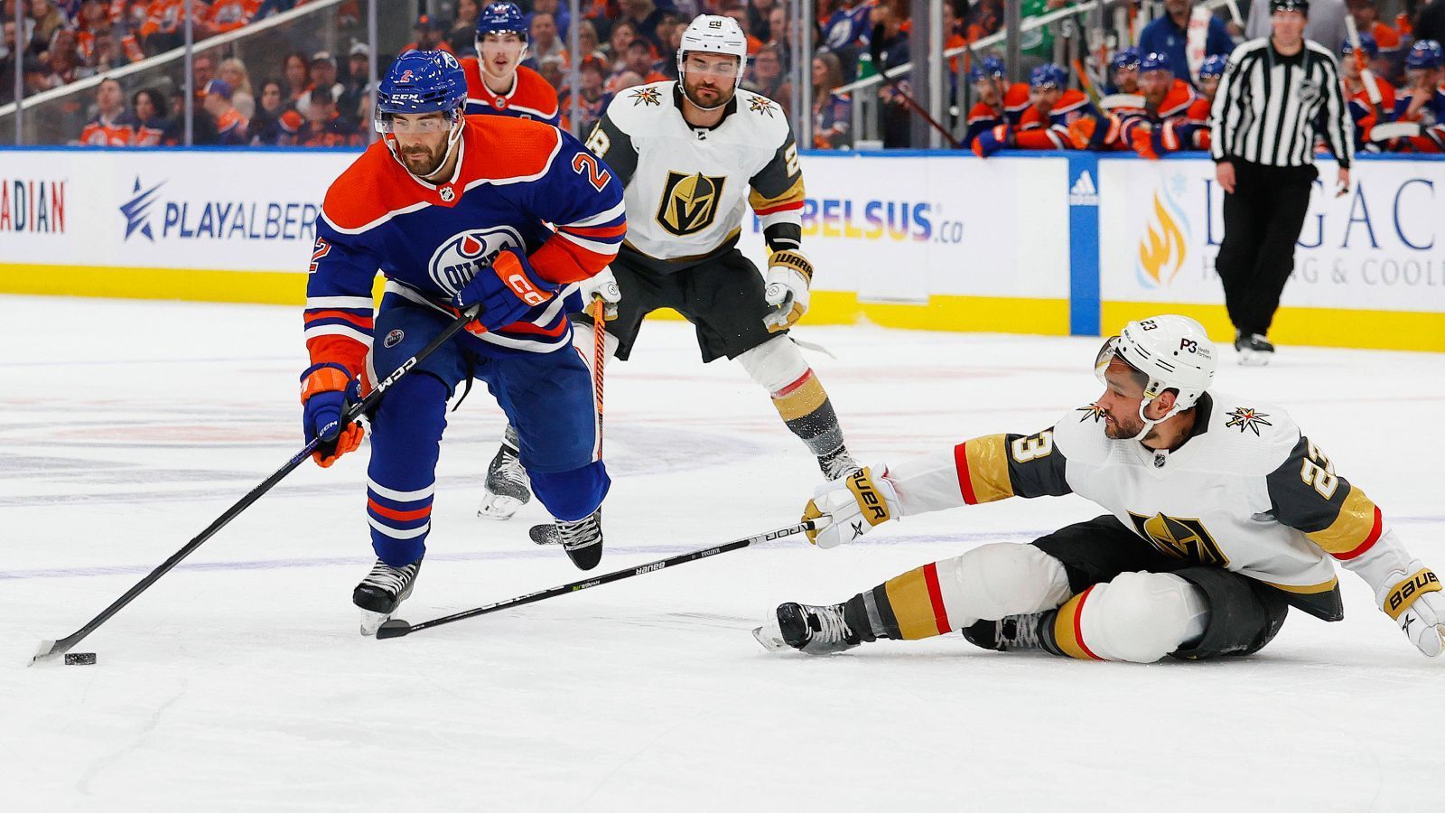 NHL Playoffs Oilers chancenlos gegen Vegas Golden Knights