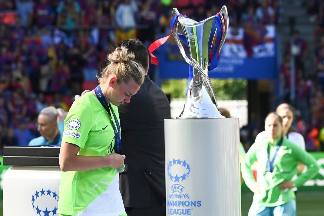 Alexandra Popp und der VfL Wolfsburg verlieren das Finale der Königsklasse.