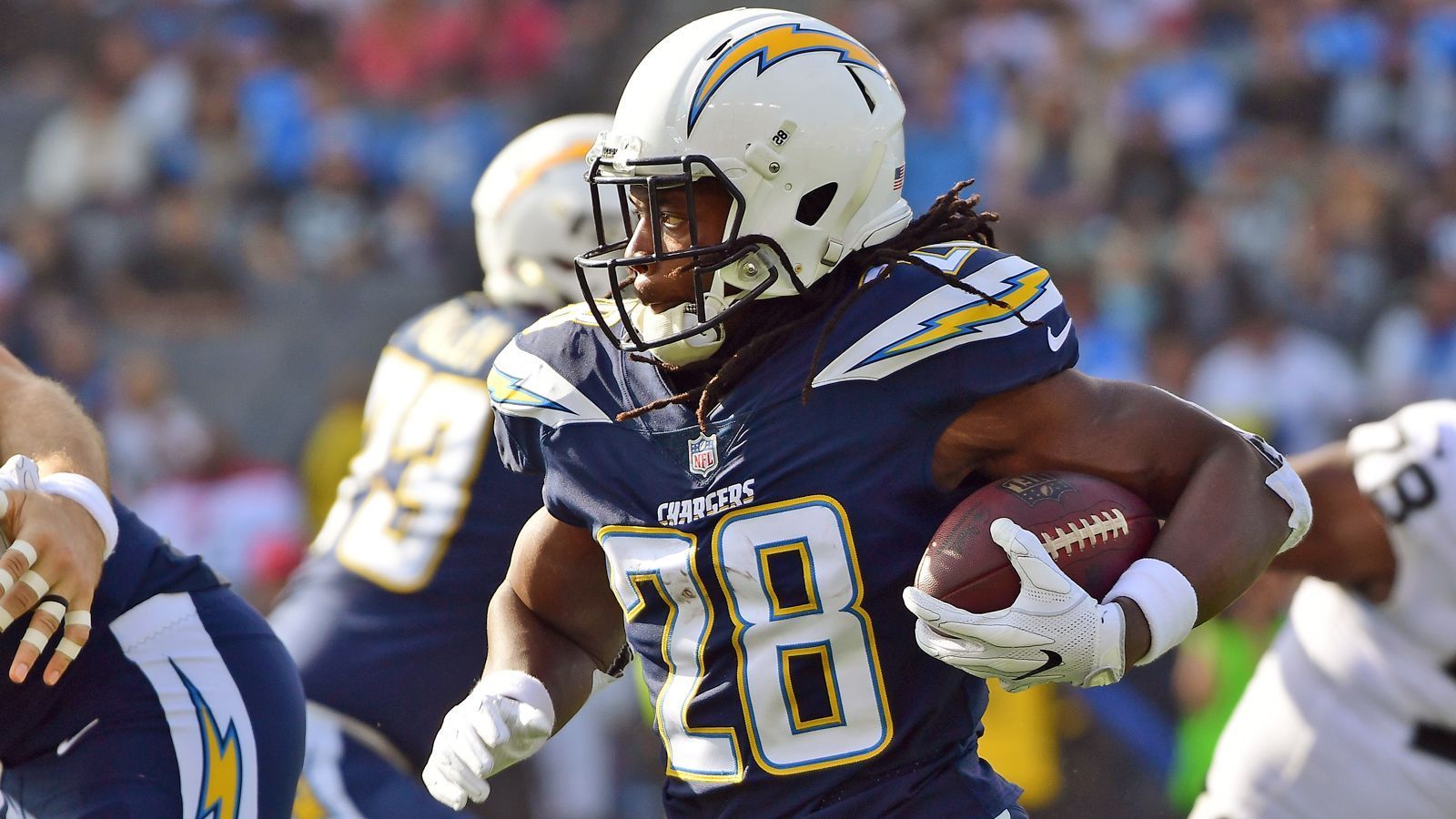 
                <strong>Platz 7: Melvin Gordon (Los Angeles Chargers)</strong><br>
                Madden-Rating: 894. NFL-Saison
              