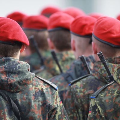 Soldaten des Logistikbataillons 171 in der Clausewitz-Kaserne in Burg