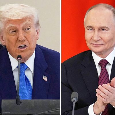 Unmittelbar vor dem Telefonat zwischen US-Präsident Trump (links) und Kremlchef Putin wächst der Druck auf Moskau. 