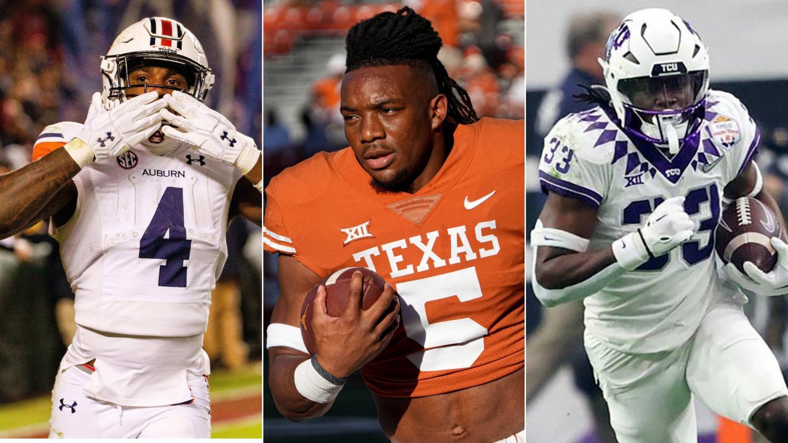 
                <strong>Die besten Running Backs des NFL Drafts 2023</strong><br>
                Running Backs haben für gewöhnlich die geringste Halbwertszeit in der NFL. Sie müssen laufen, blocken und auch fangen können. Dementsprechend sind Ballträger im Draft immer gerne gesehen, da sie im Preis-Leistungs-Verhältnis meistens am besten abschneiden. ran hat die zehn besten Running Backs der kommenden Draft Class für euch.
              