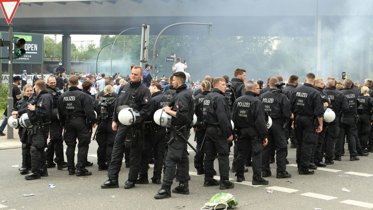 Die Hamburger Polizei bei einem früheren Einsatz