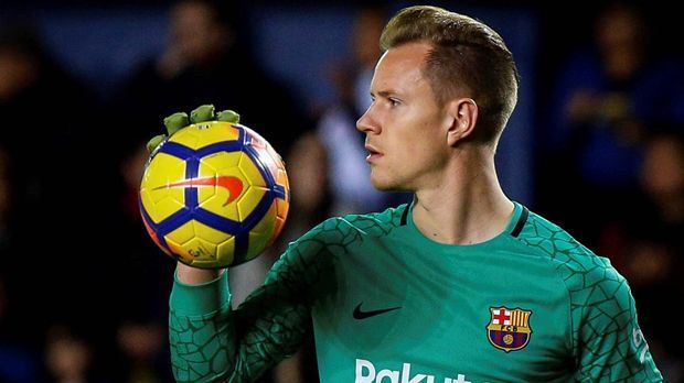 
                <strong>Marc-Andre ter Stegen</strong><br>
                Ist zur Stelle, wenn gebraucht. So in der 33. Minute, als Ronaldo mit einem Flachschuss aus spitzem Winkel den deutschen Nationalkeeper zu einer starken Fußabwehr zwingt. Strahlt wie zum Großteil der ganzen bisherigen Saison Souveränität aus. Super Reflex in der 78. Minute gegen Gareth Bale. Verhindert so den Anschlusstreffer der Madrilenen und ein mögliches Comeback im Clasico. Fehler? Fehlanzeige! Mehr kann ein Torwart für ein "sehr gut" nicht tun. ran-Note: 1
              