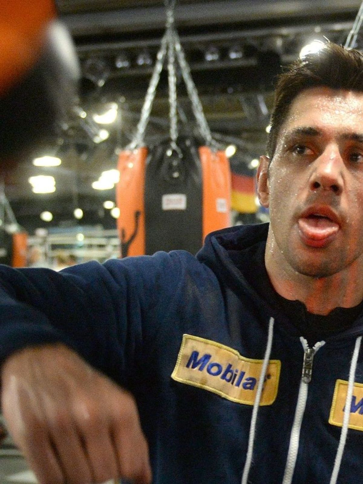 Im Training: Ex-Champion Felix Sturm