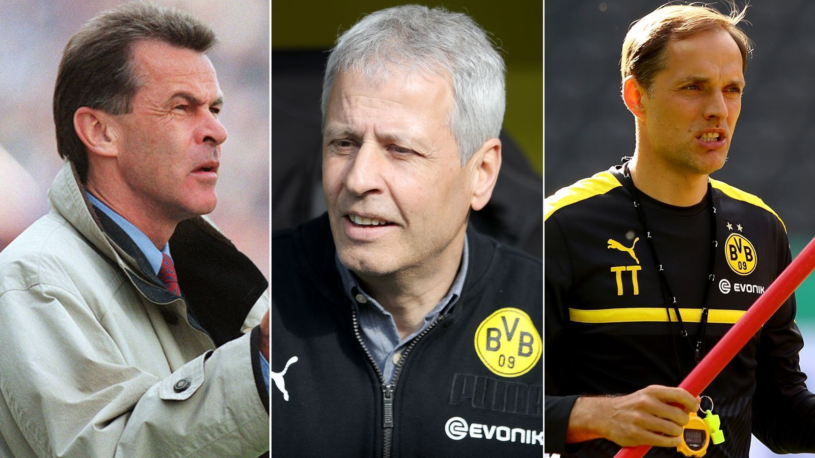 
                <strong>Top 5: Die Dortmund-Trainer mit dem besten Punkteschnitt</strong><br>
                Trainer Lucien Favre (Mi.) hat seinen Vertrag bei Borussia Dortmund vorzeitig verlängert. Der Schweizer Coach ist nach einem Jahr beim BVB bereits der nach dem Punkteschnitt erfolgreichste Dortmunder Trainer der Bundesliga-Geschichte. ran.de zeigt die Top 5. (Quelle: Optafranz@twitter/Stand: 18. Juni 2019)
              