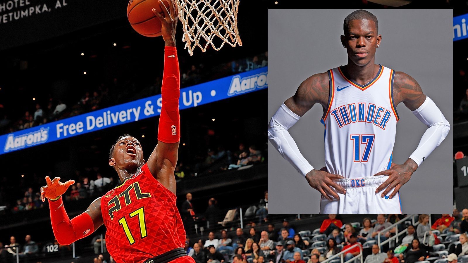 
                <strong>Dennis Schröder (Oklahoma City Thunder)</strong><br>
                Nach fünf Jahren bei den Atlanta Hawks wechselte Dennis Schröder im Sommer das Team. Der 25-Jährige wird künftig für Oklahoma City Thunder in der NBA auflaufen. In einem Interview mit "Bild" erklärte der Point Guard im Juli: "Oklahoma ist dafür bekannt, in die Playoffs zu kommen. Ich kann nichts versprechen, aber wir wollen auf jeden Fall oben mitmischen." Im Team um Superstar Russell Westbrook sind die Chancen auf Einsatzzeit nun deutlich geringer, als bei den Hawks, wo er absoluter Leistungsträger war. Aber: Westbrook wird den Saisonstart nach einer Knie-OP wohl verpassen. Außerdem laboriert Shooting Guard Andre Roberson derzeit an einer Knieverletzung. So winkt Schröder zumindest zum Saisonbeginn ein Platz als Starter.
              