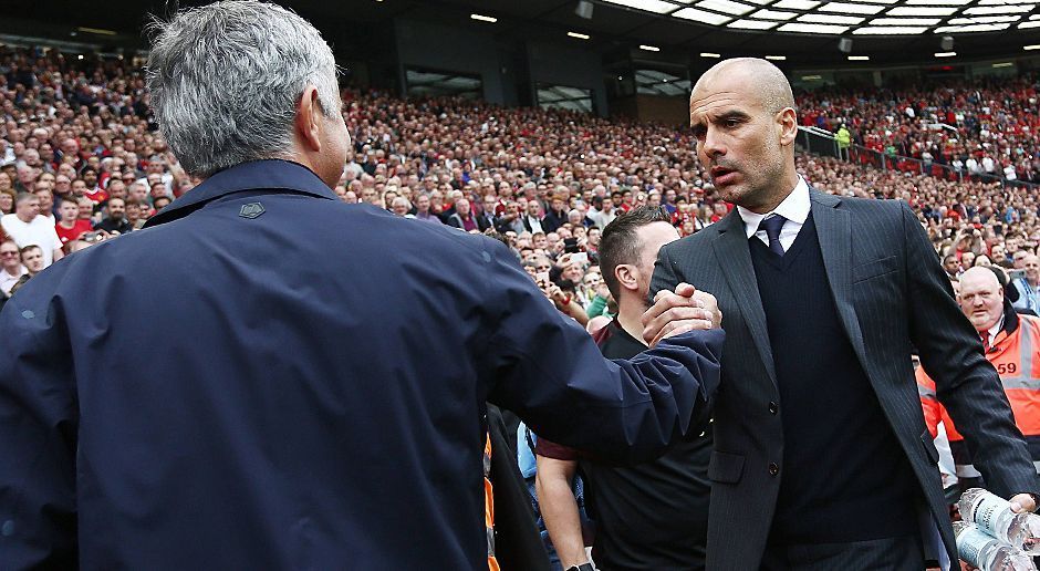 
                <strong>Mourinho vs Guardiola</strong><br>
                Die Begrüßung vor dem Anpfiff verläuft sportsmännisch mit einem Handshake.
              