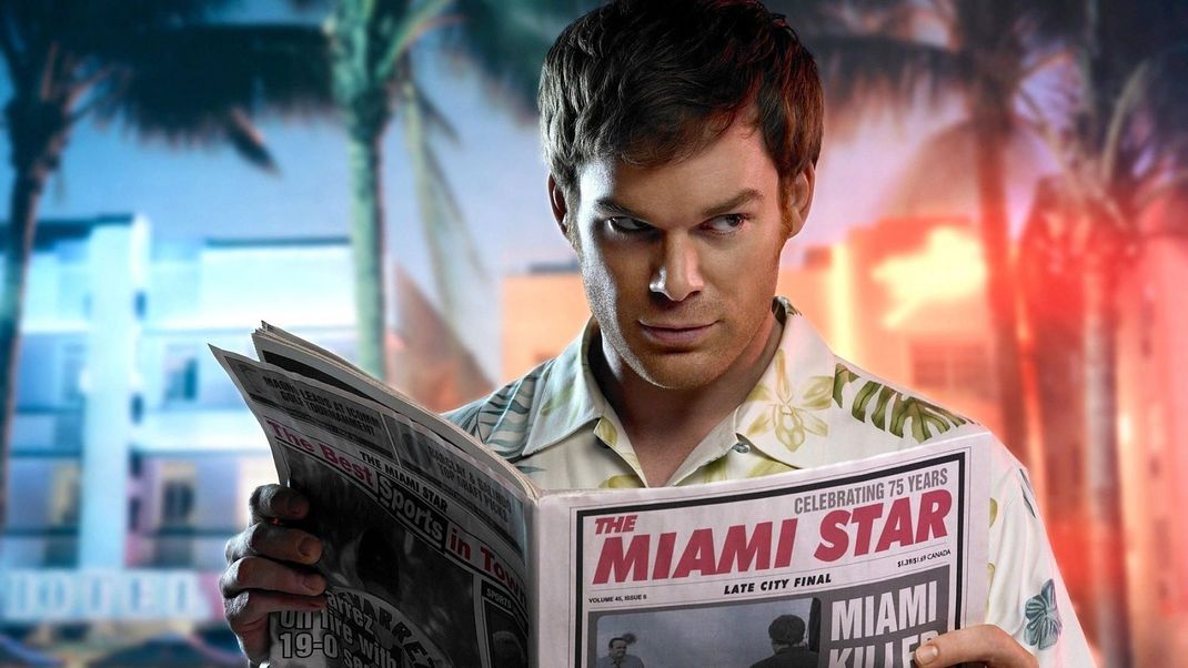 Michael C. Hall in seiner Paraderolle Dexter Morgan aus der gleichnamigen TV-Serie "Dexter".