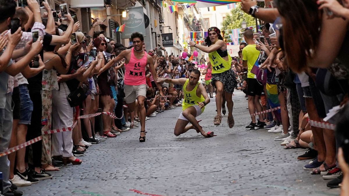 GAY-PRIDE/SPAIN-HIGH HEEL RACE