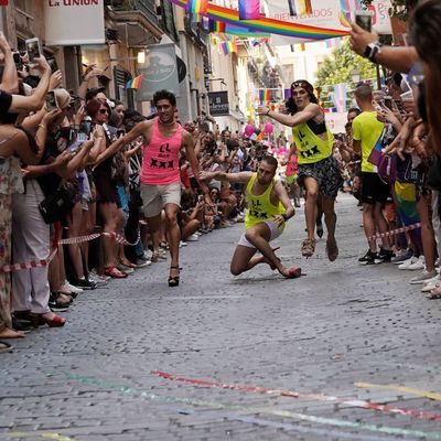 GAY-PRIDE/SPAIN-HIGH HEEL RACE
