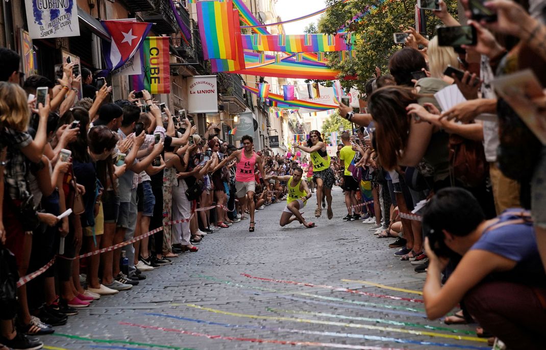 Das Rennen in Madrid gilt als ein Highlight des Pride Month in Spanien. (Archivbild)
