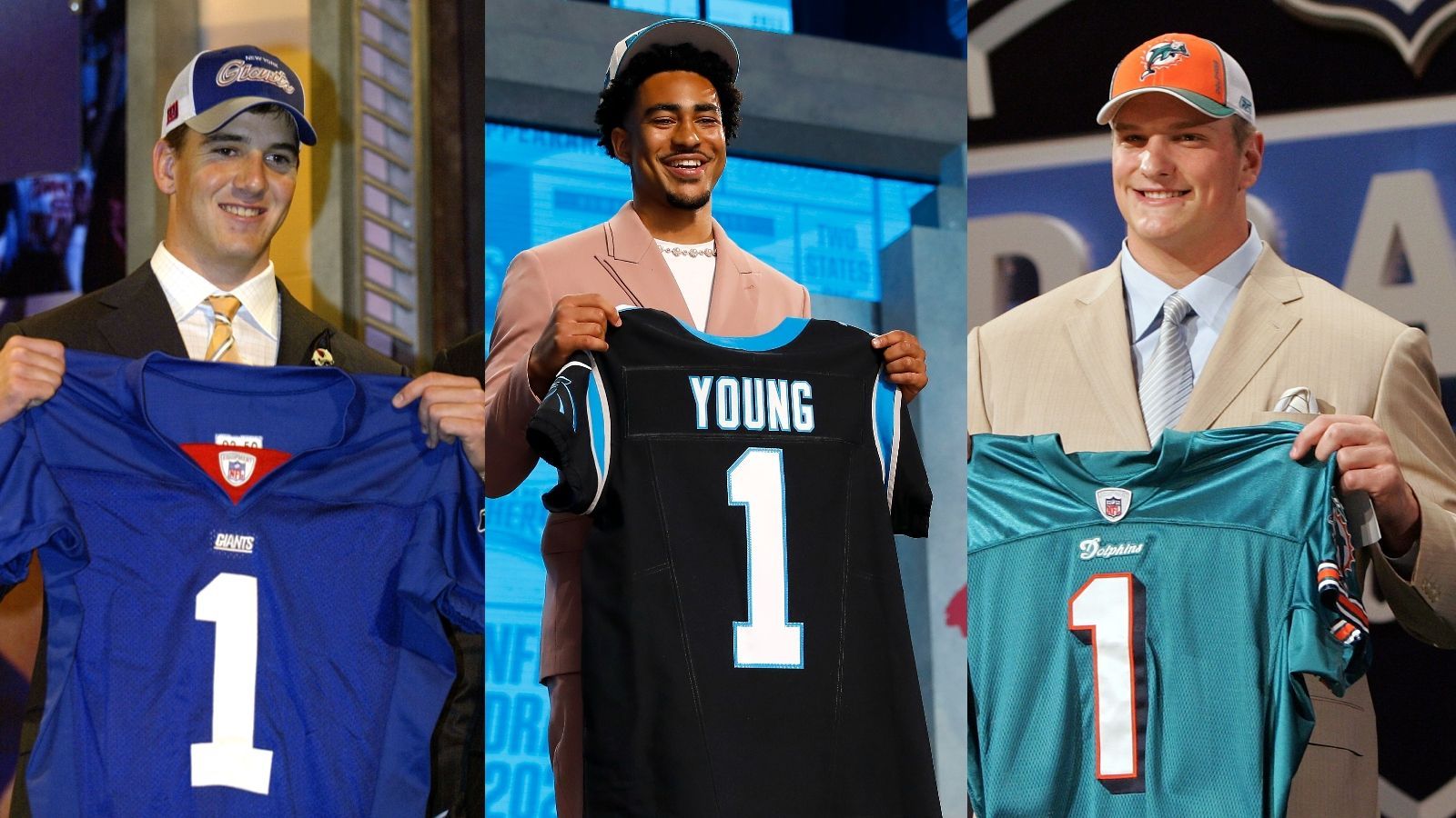 <strong>NFL: Die Nr. 1-Draft-Picks seit 2000</strong><br>Jedes Jahr wählen die 32 Teams der NFL College-Spieler aus, die eine NFL-Karriere anstreben. Besonders auf den jeweils ersten Picks des Jahrgangs liegt ein besonderes Augenmerk. Caleb Williams war in diesem Jahr keine Überraschung, allerdings gab es diese in den vergangenen Jahren durchaus. <strong><em>ran</em></strong> blickt auf die an Nummer eins gezogenen Spieler seit 2000.