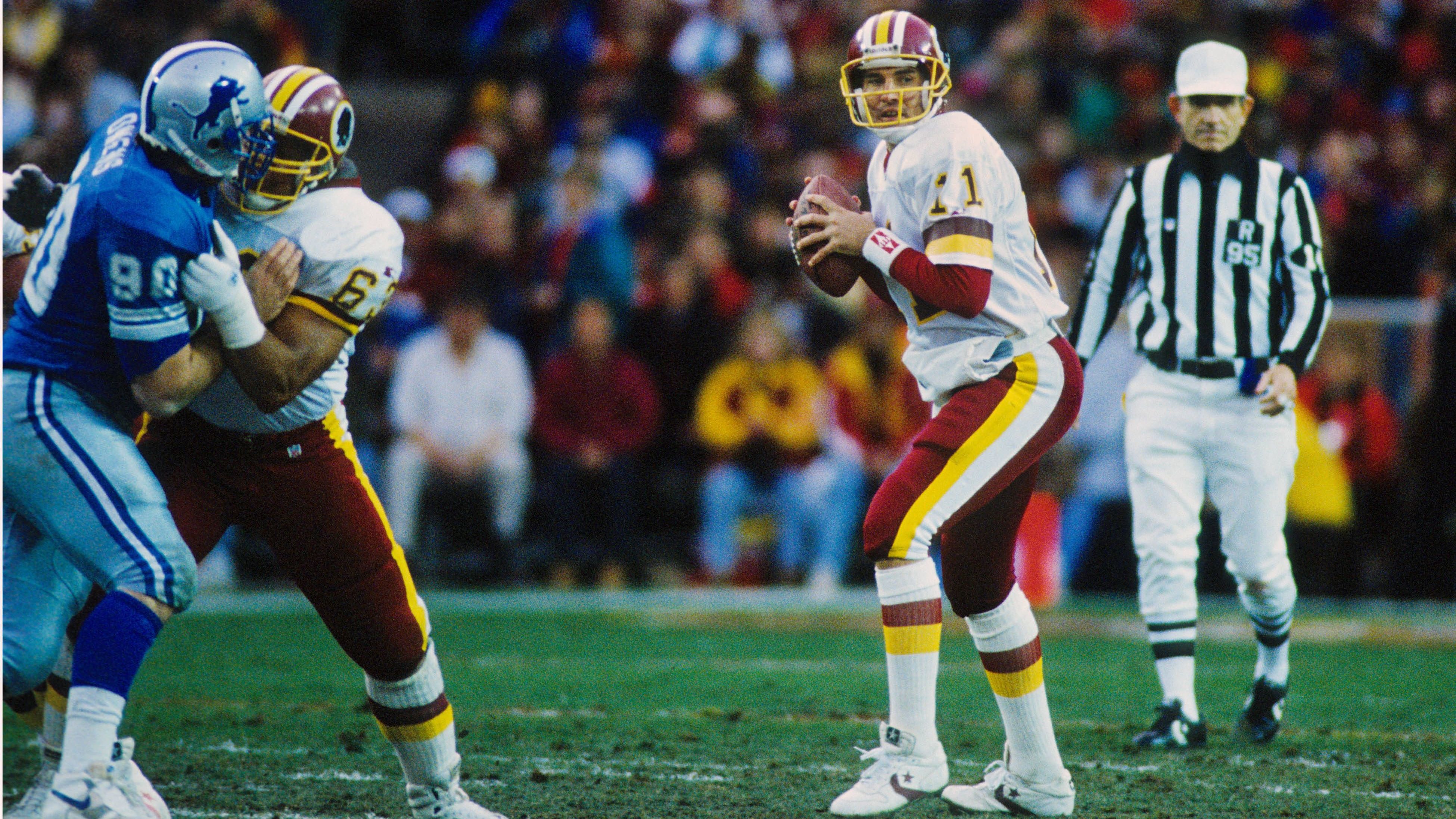 Team: Washington Commanders<br>Letzter All-Pro-Quarterback: Mark Rypien<br>Jahr: 1991