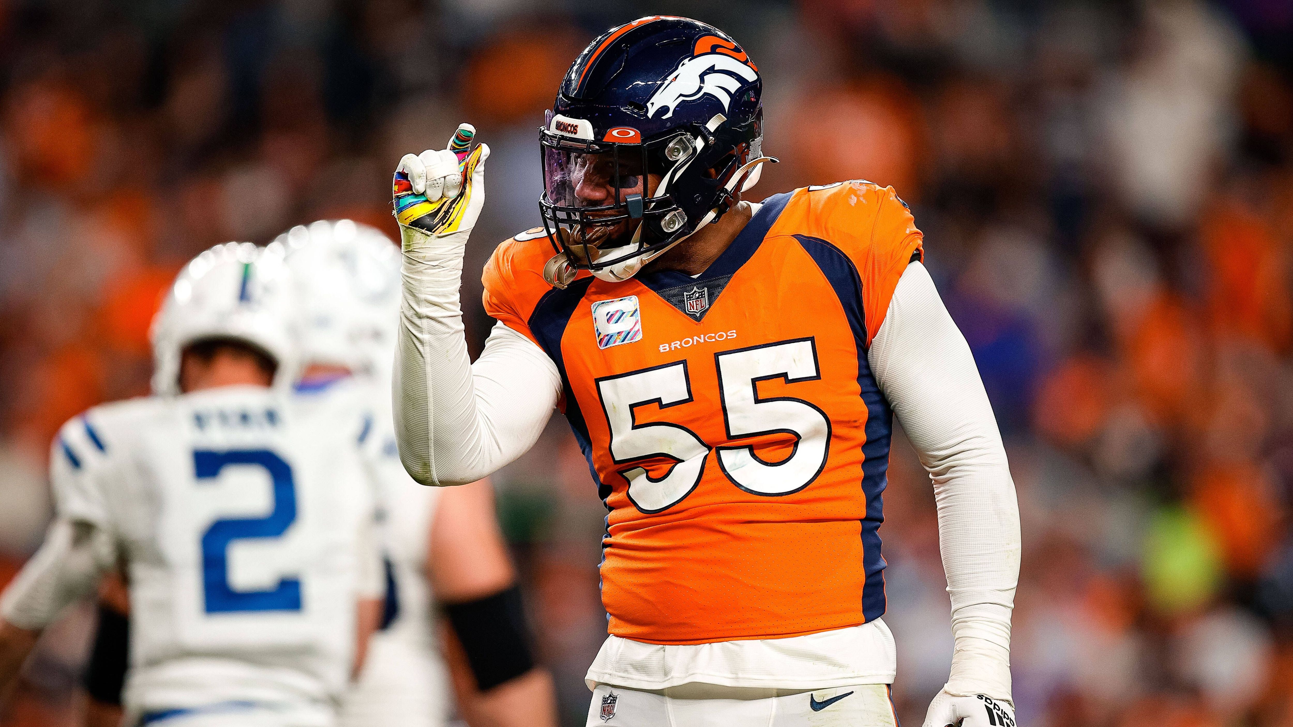 <strong>Platz 13 (geteilt): Denver Broncos - 6</strong><br>Bradley Chubb (2018) - 2 Pro Bowls<br>Justin Simmons (2016) - 2 Pro Bowls<br>Patrick Surtain II (2021) - 3 Pro Bowls<br>Marvin Mims (2023) - 2 Pro Bowl<br>Courtland Sutton (2018) - 1 Pro Bowl<br>Nik Bonitto (2022) - 1 Pro Bowl