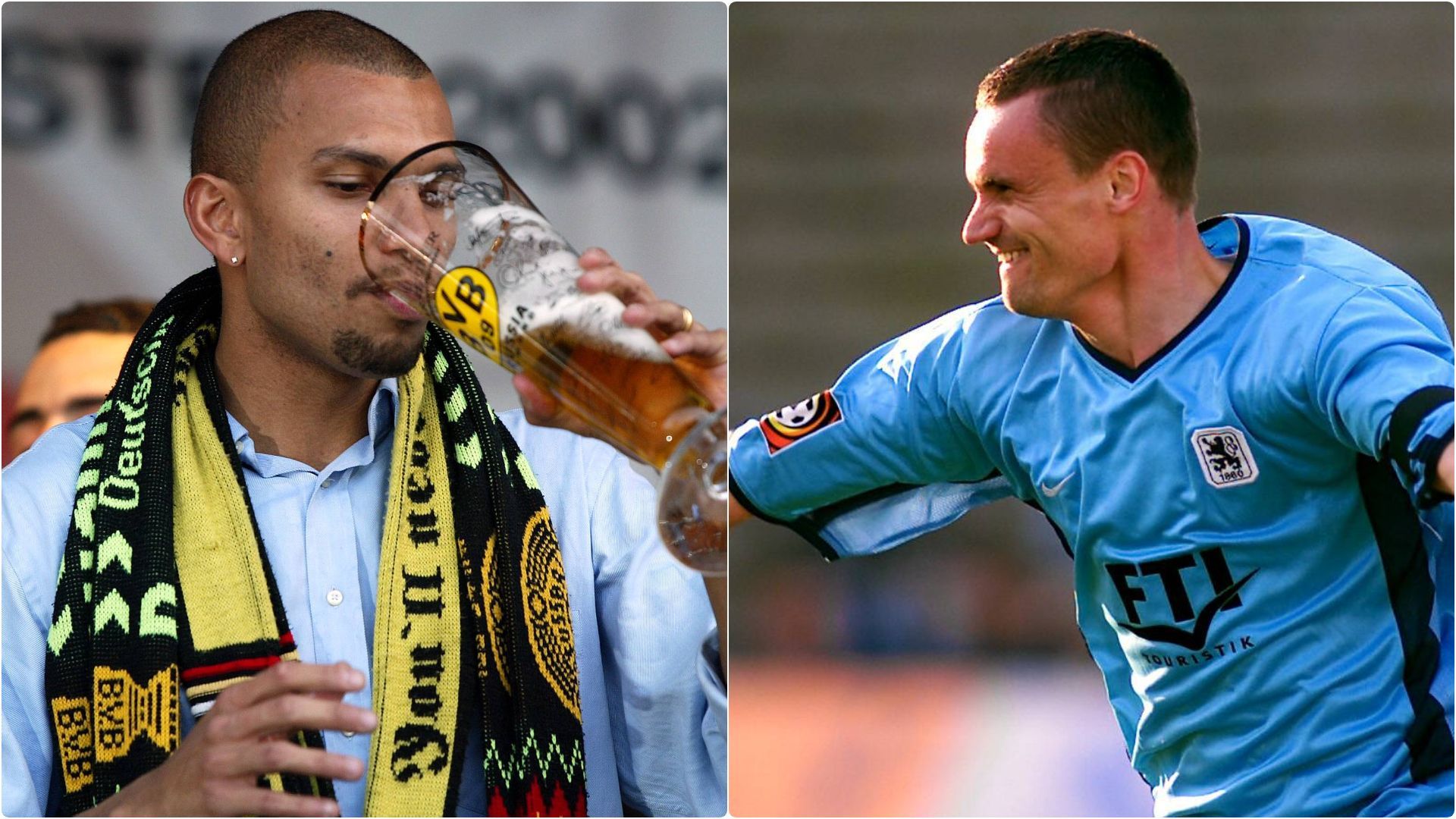 <strong>Saison 2001/02: Marcio Amoroso &amp; Martin Max</strong><br>Klubs: Borussia Dortmund &amp; 1860 München<br>Tore: 18