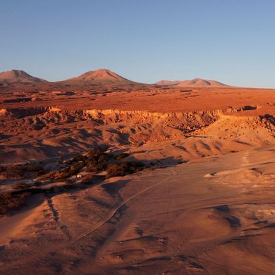 Nahezu immer wolkenlos - der Himmel über der chilenischen Atacama-Wüste