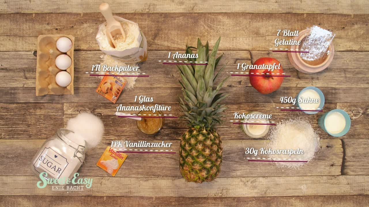 Pina-Colada-Torte: Rezept aus Enie backt