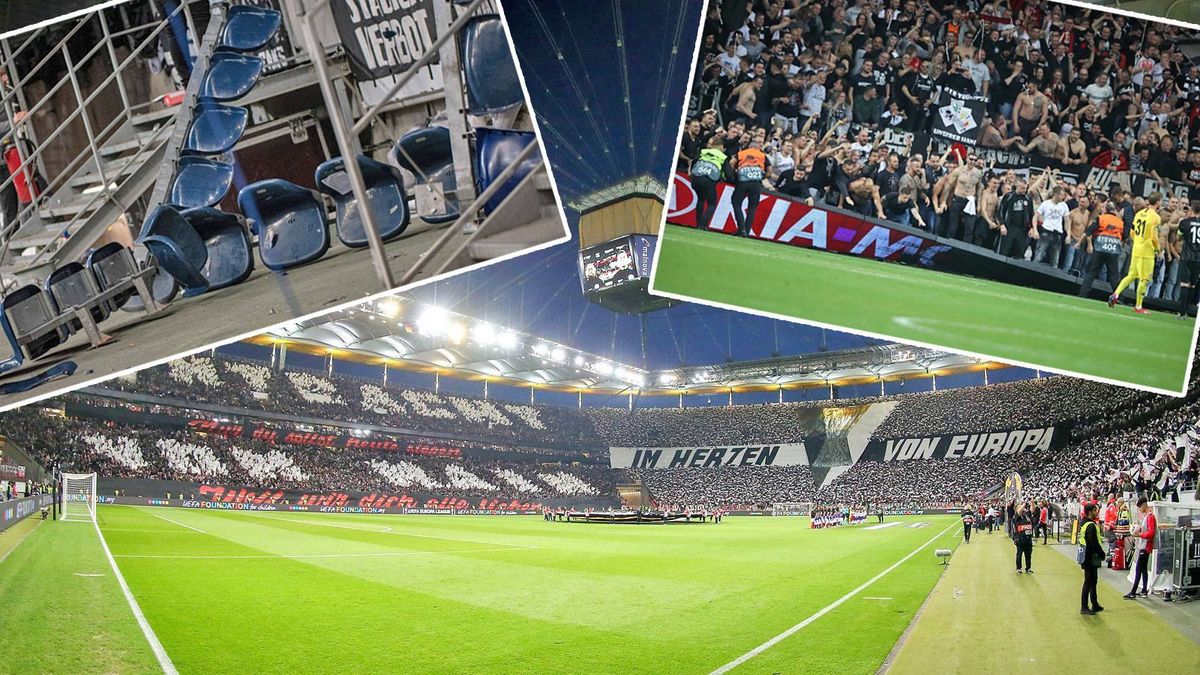 Eintracht Frankfurt im Halbfinale der Europa League! Die besten Bilder aus der Arena