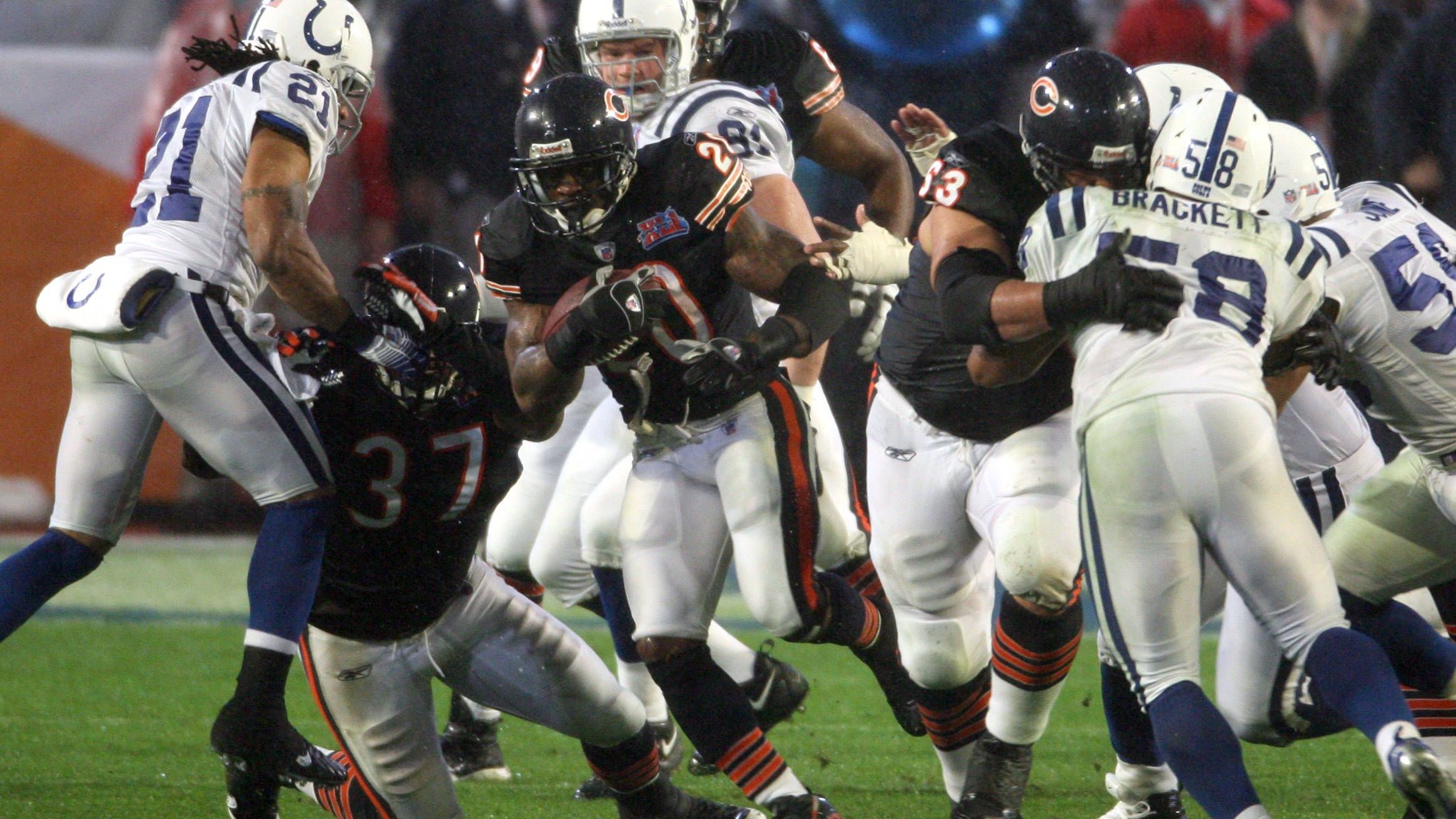 <strong>Platz 19: Chicago Bears</strong><br>Letzte Super-Bowl-Teilnahme: Saison 2006<br>Gegner: Indianapolis Colts<br>Ergebnis: 17:29