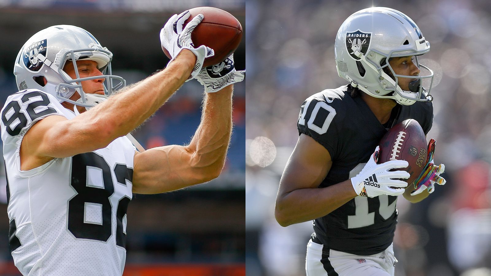 
                <strong>30. Platz: Oakland Raiders</strong><br>
                Jordy Nelson und Seth Roberts&#x2022; 672 Yards<br>&#x2022; 52 Receptions<br>&#x2022; 5 Touchdowns<br>
              