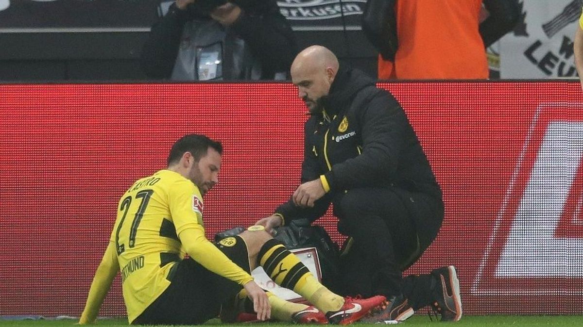 Gonzalo Castro verletzte sich im Spiel gegen Leverkusen
