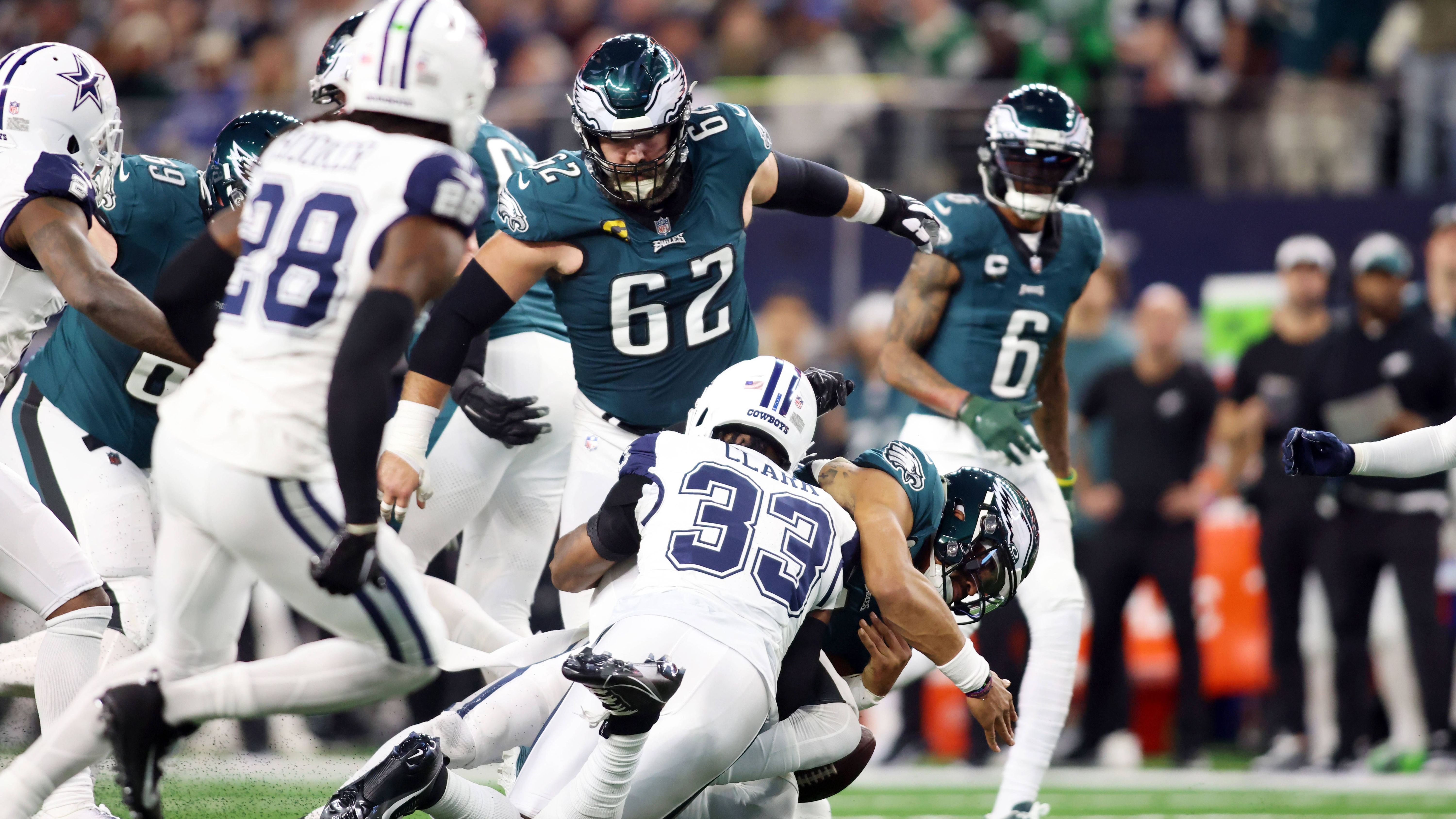 <strong>11. Philadelphia Eagles at Dallas Cowboys (13:33), Woche 15</strong><br>26,3 Millionen Zuschauer