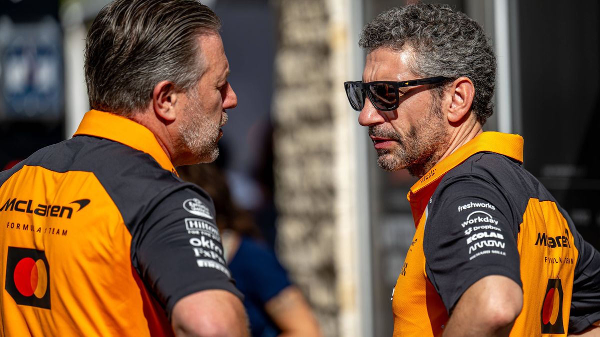 AUSTIN, TEXAS, UNITED STATES: Andrea Stella, racing for the McLaren F1 team during the 2025 Formula 1 United States Grand Prix at the Circuit of the Americas in Austin, Texas, United States