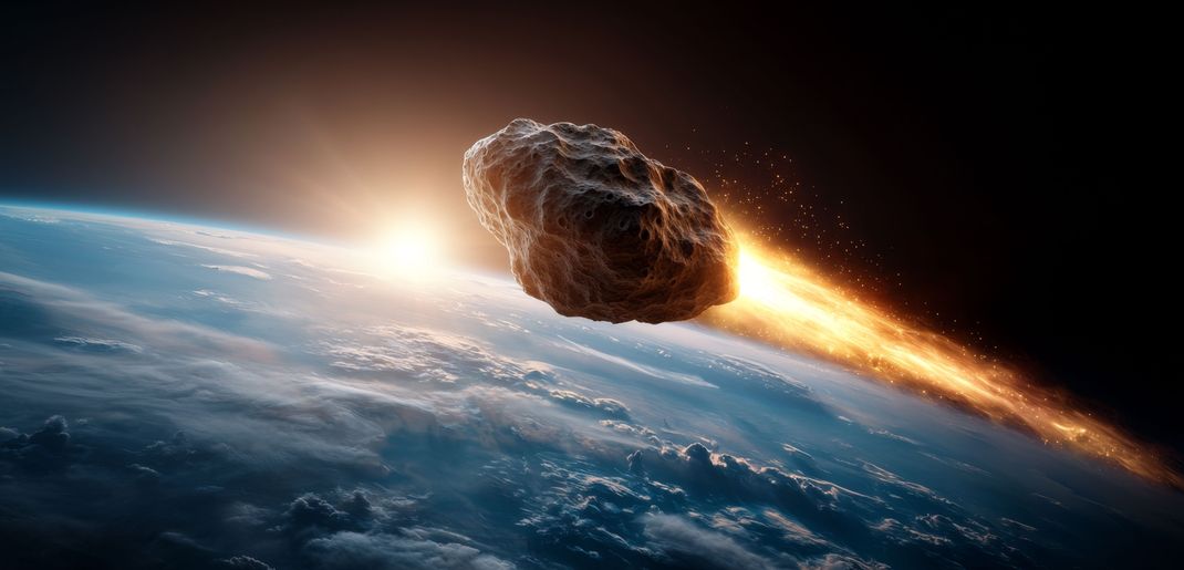 Einem Forschungsteam zufolge stellt der Asteroid 2024 YR₄ möglicherweise eine Gefahr für den Mond dar. (Symbolbild)