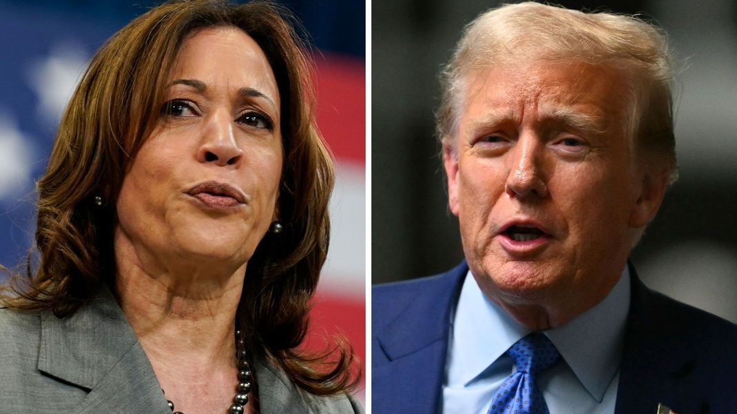 Kamala Harris und Donald Trump treffen in einem TV-Duell aufeinander.