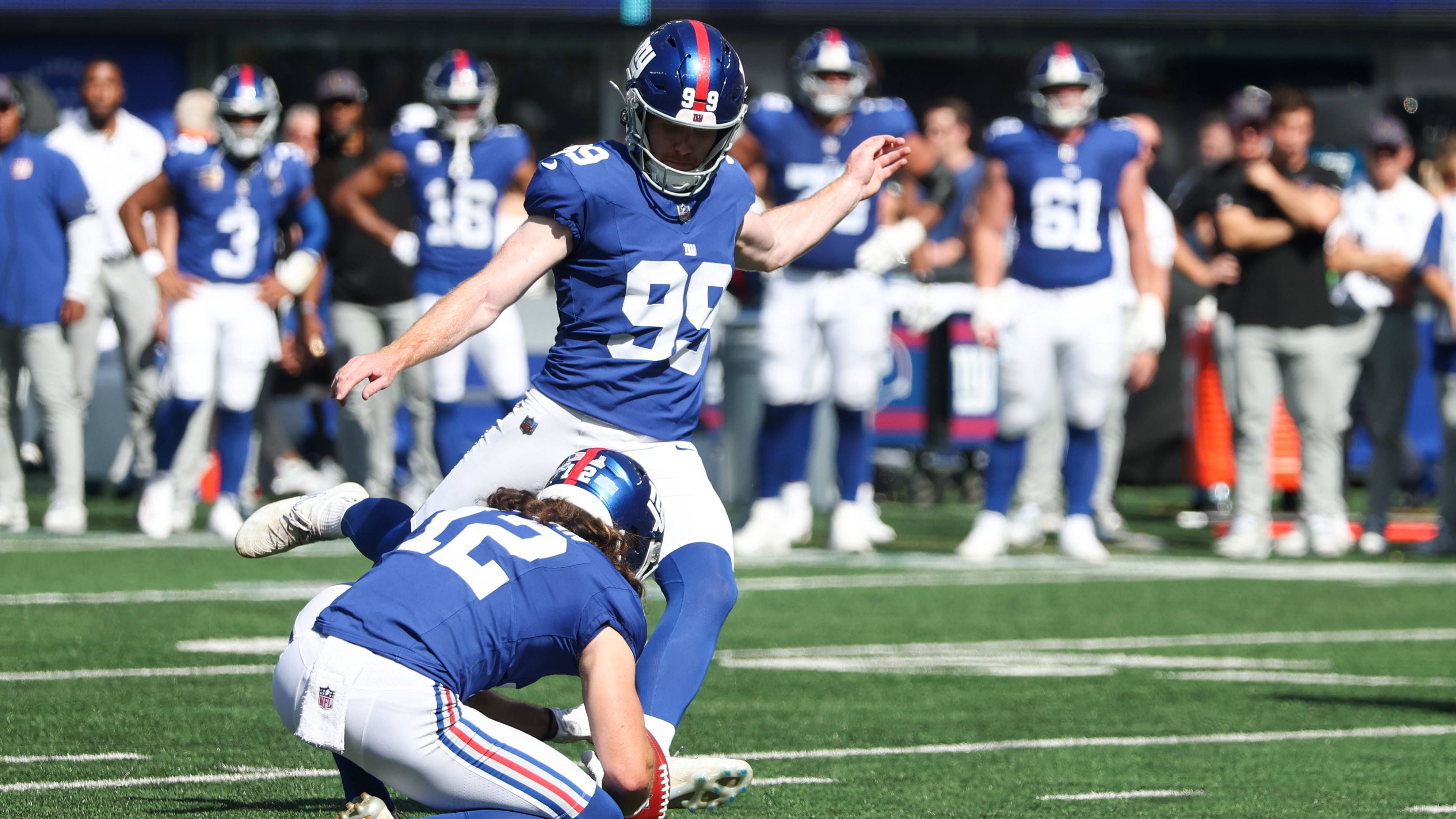 <strong>New York Giants</strong><br>Starter: Jude McAtamney<br>Eigentlicher Starter: Graham Gano - aktuell auf IR-Liste