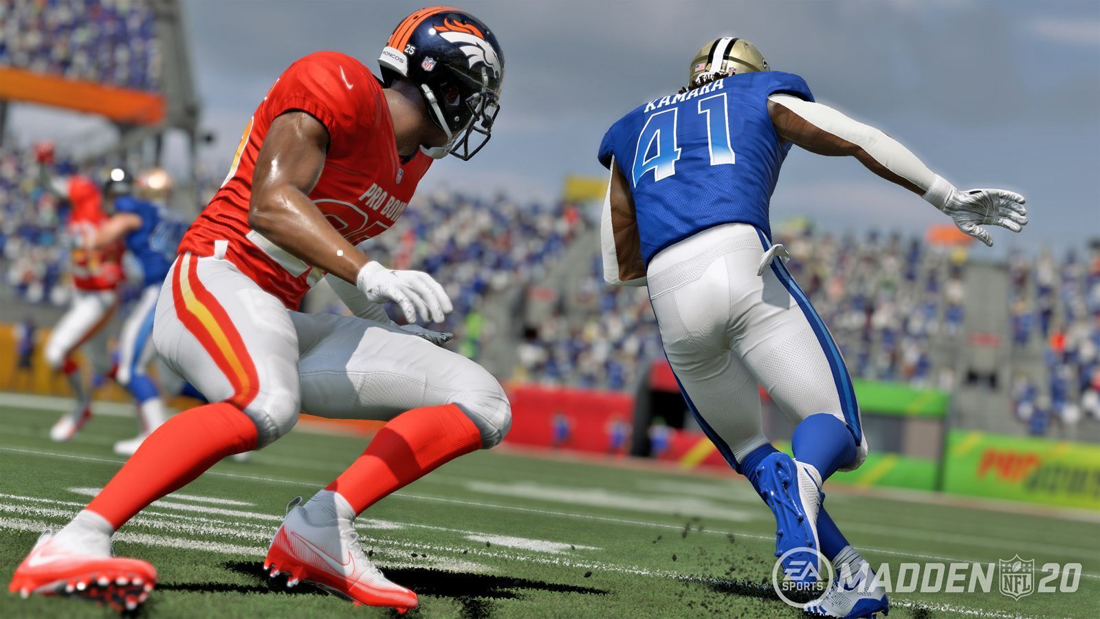 
                <strong>Madden NFL 20: Das ist neu in der Football-Simulation</strong><br>
                Ebenfalls neu dabei ist der NFL Pro Bowl! Messt euch im Duell der besten Spieler zwischen NFC und AFC. Der Pro Bowl wird im Franchise-Modus sowie im neuen "Face of the Franchise: QB1" verfügbar sein.
              