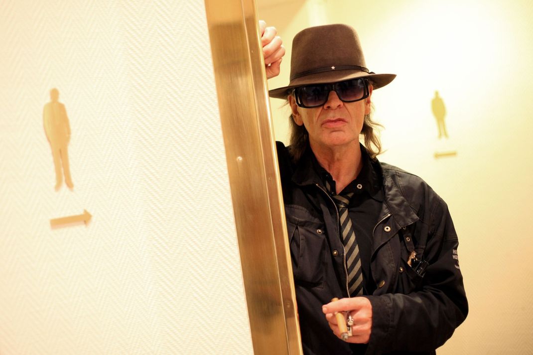 Musiker Udo Lindenberg wohnt seit fast 30 Jahren im Hotel Atlantic in Hamburg.