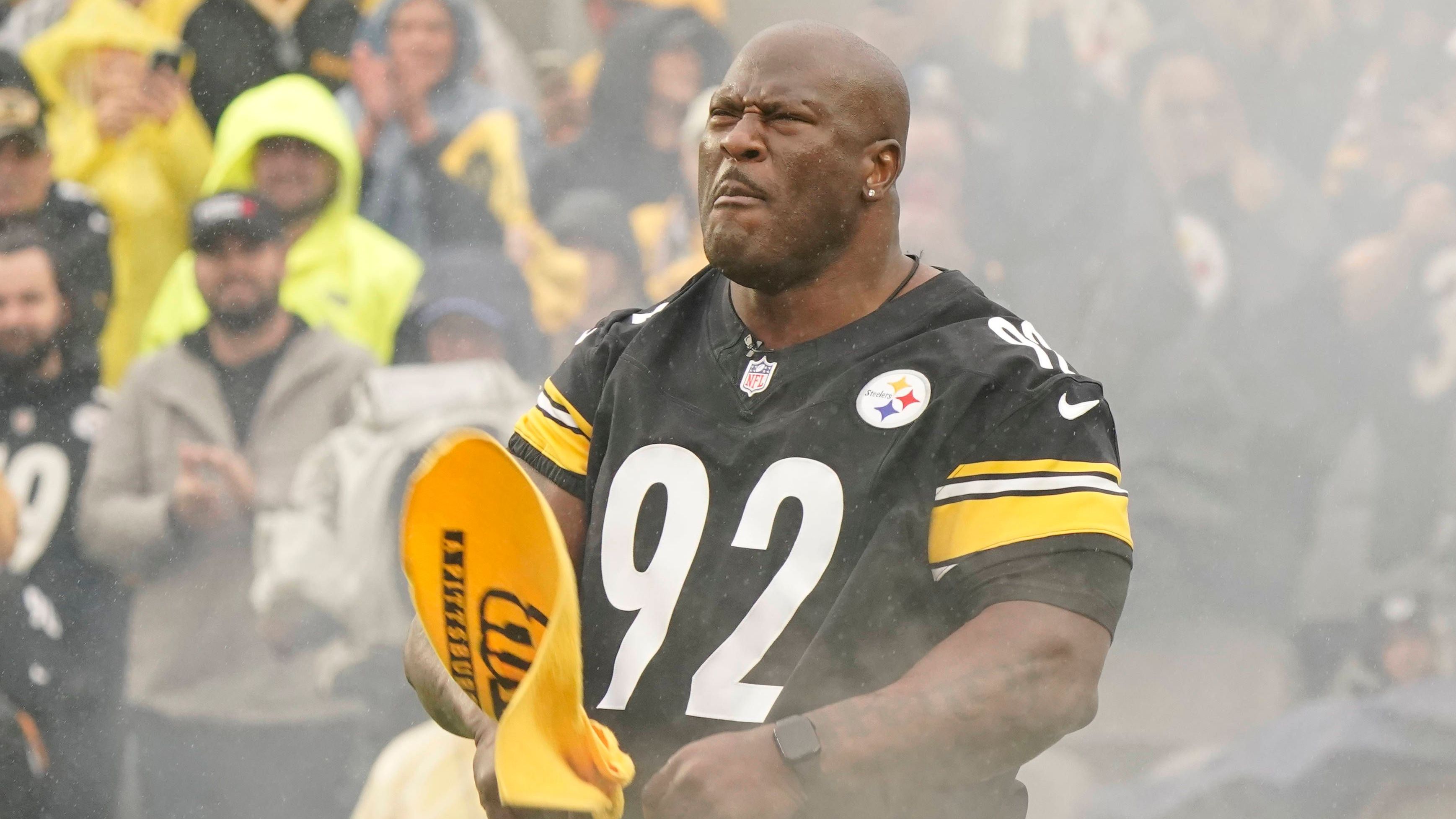 <strong>James Harrison</strong><br>Position: Linebacker<br>Teams:&nbsp;Pittsburgh Steelers (2002 – 2012), Cincinnati Bengals (2013), Pittsburgh Steelers (2014 – 2017), New England Patriots (2017)<br>Erfolge: Zwei Super-Bowl-Siege (XL, XLIII), Fünf Mal Pro Bowl, Zwei Mal First-Team All-Pro<br>Halbfinalist, der es 2024 nicht in die Hall of Fame geschafft hat<br>Halbfinalist für HoF-Aufnahme: 2 Mal