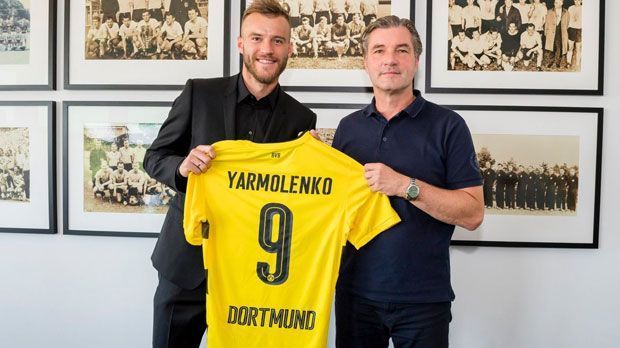 
                <strong>BVB verpflichtet Yarmolenko: Das ist der Dembele-Ersatz</strong><br>
                Dembele geht, Yarmolenko kommt: Drei Tage, nachdem Ousmane Dembele für 105 Millionen Euro plus Bonuszahlungen zum FC Barcelona wechselte, gibt Borussia Dortmund die Verpflichtung von Andrej Yarmolenko bekannt. Er unterschrieb einen Vertrag bis 2021 und kostete rund 25 Millionen Euro. Der Transfer überrascht kaum, da der BVB bereits 2015 und 2016 an dem Ukrainer Interesse zeigte. Der logische Dembele-Ersatz ist er dennoch nicht. ran.de stellt den Dortmunder Neuzugang vor. 
              