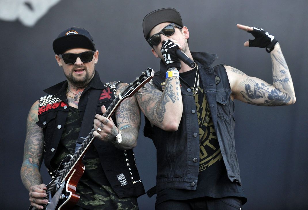 Die Zwillinge Benji und Joel Madden übernahmen in Australien das Coaching bei "TVK".