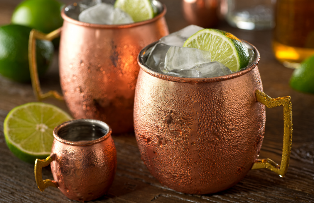 Der neue Trend Cocktail Moscow Mule hat gerade einmal 187 Kalorien pro Glas