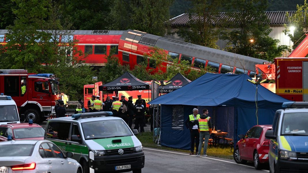 Beim Zugunglück von Garmisch 2022 entgleiste ein Regionalzug – fünf Menschen starben.